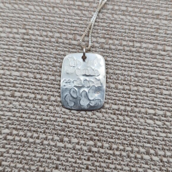 18 Inch Sterling Silver I'm All About That Bass Pendant Necklace A5185 - Picture 4 of 7